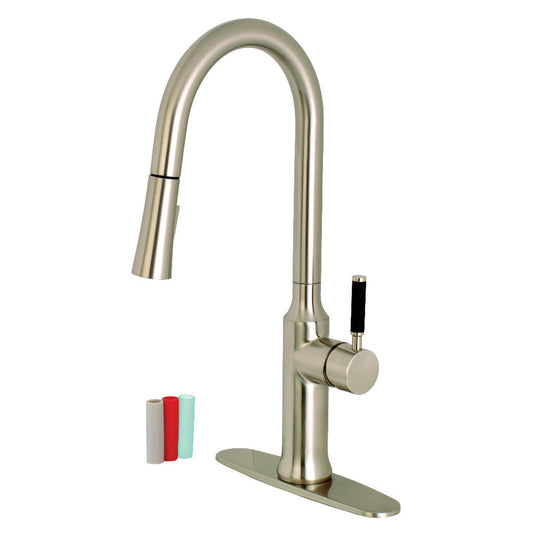 Kaiser Pull-Down Kitchen Faucet in Brushed Nickel