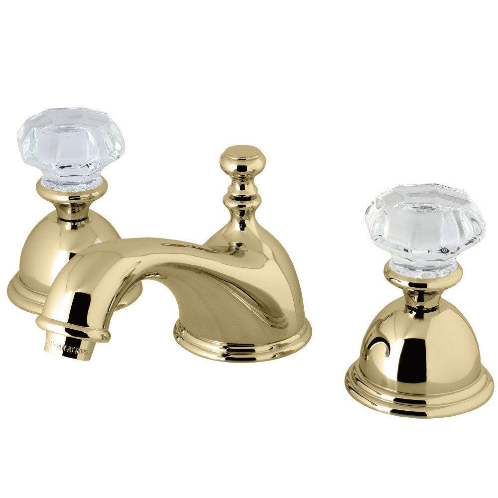 Celebrity Widespread Bathroom Faucet in Polished Brass