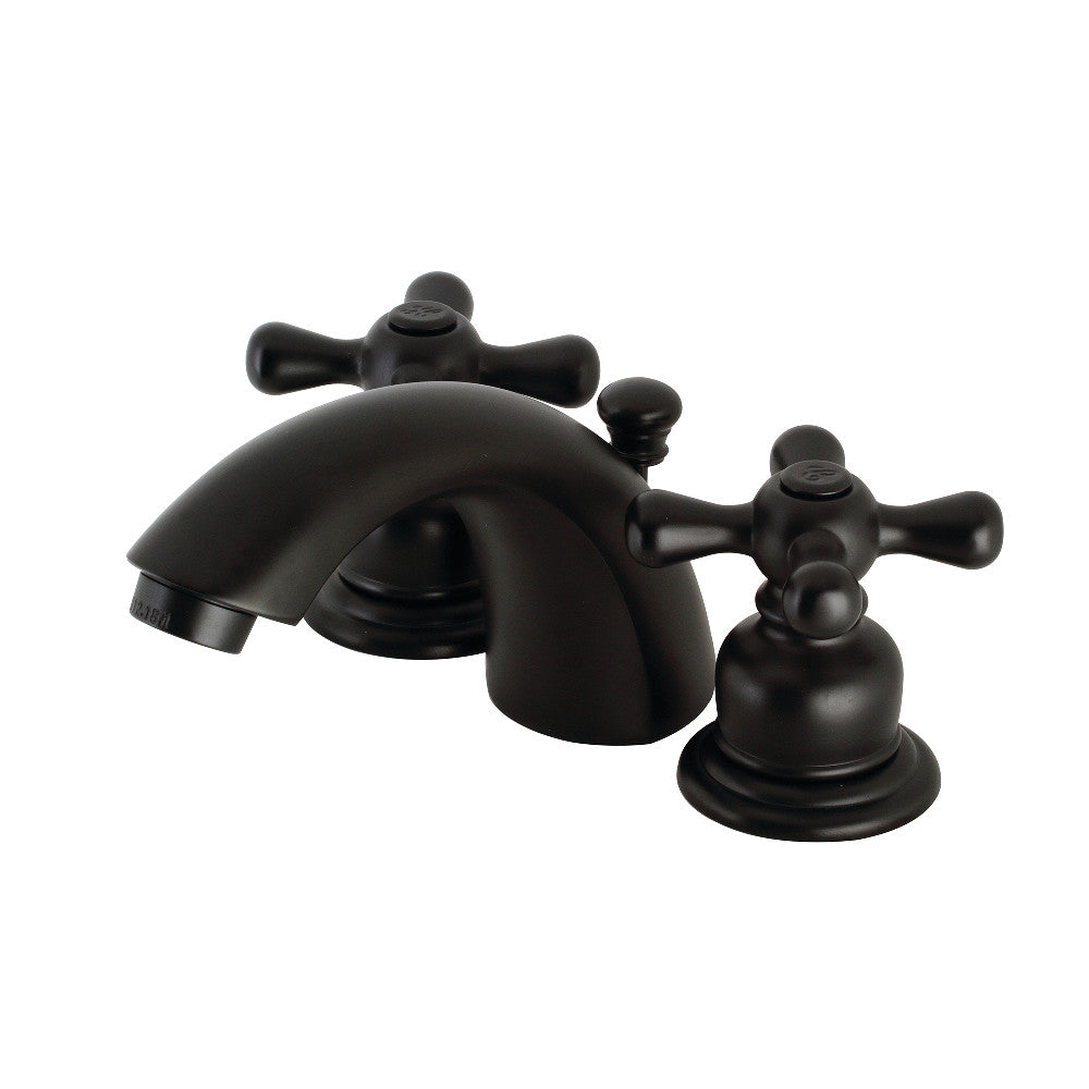 Victorian Mini-Widespread Bathroom Faucet in Matte Black
