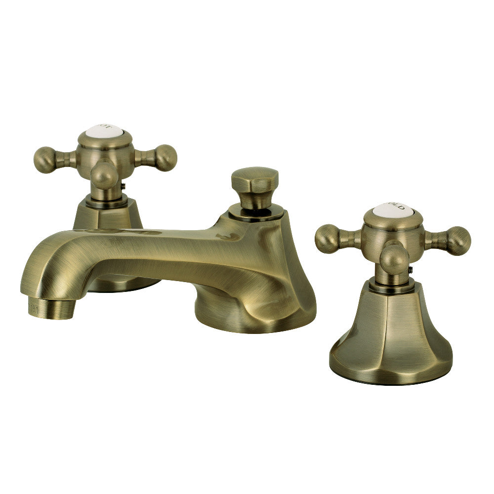 Metropolitan Widespread Bathroom Faucet in Antique Brass