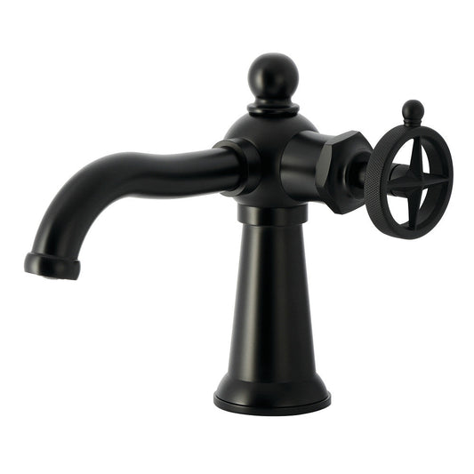 Levante Single-Hole Bathroom Faucet in Matte Black