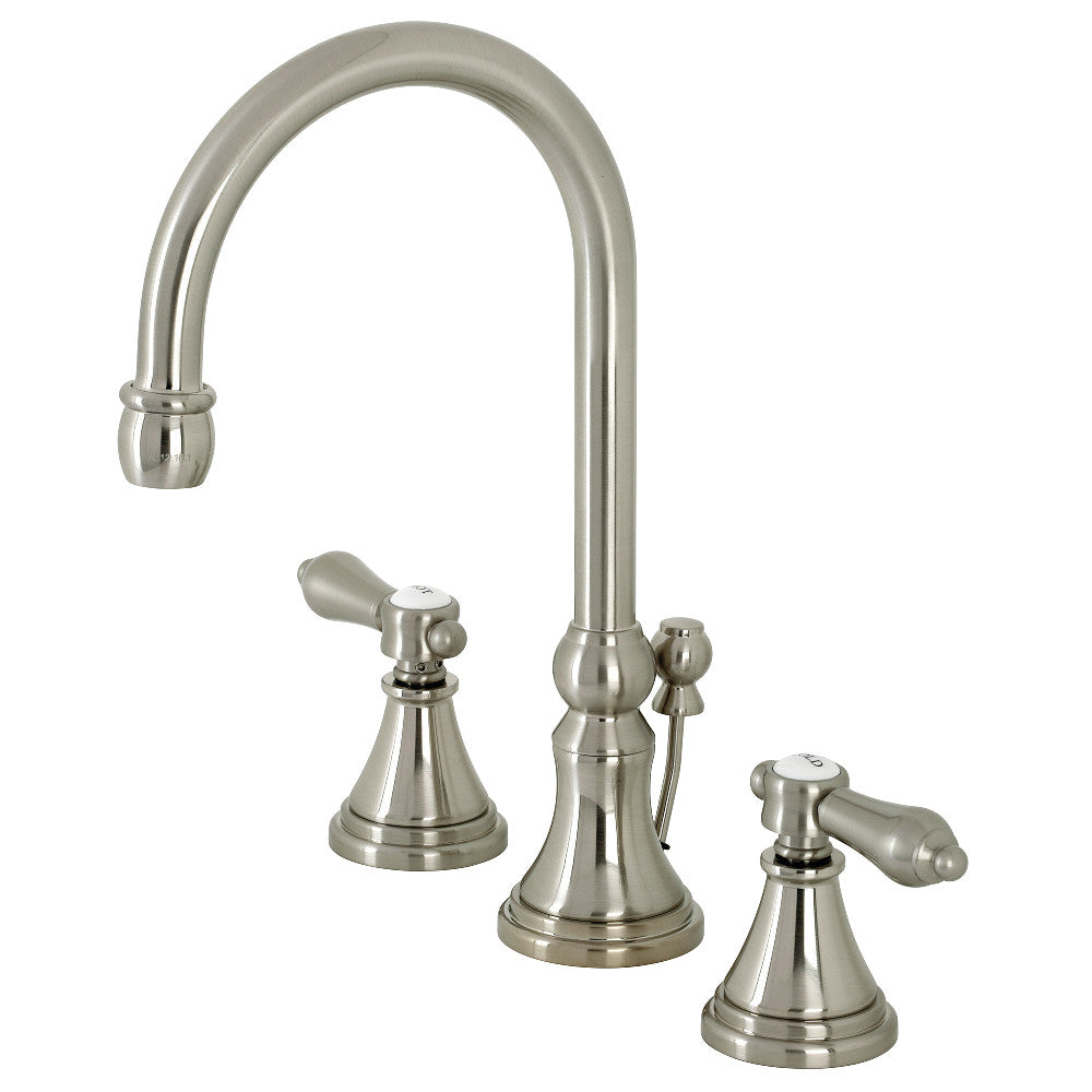 Heirloom Widespread Bathroom Faucet in Brushed Nickel