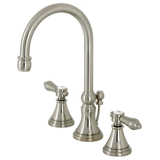 Heirloom Widespread Bathroom Faucet in Brushed Nickel