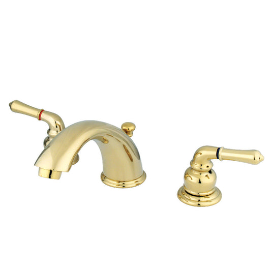 Magellan Widespread Bathroom Faucet in Polished Brass