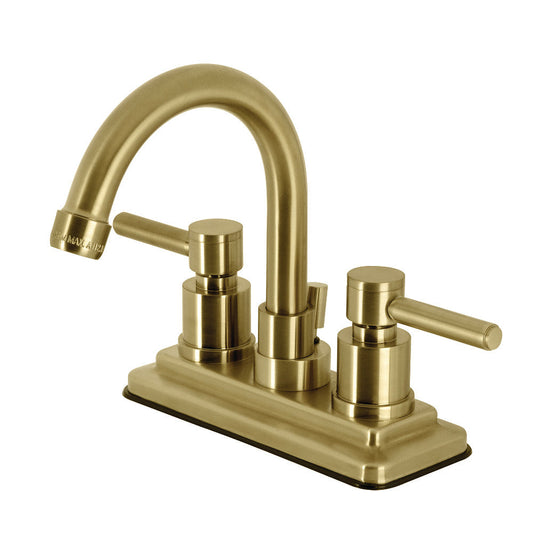 Concord 4 Inch Centerset Bathroom Faucet in Brushed Brass