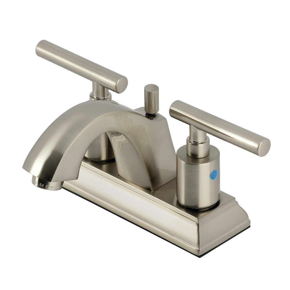 Manhattan 4 Inch Centerset Bathroom Faucet in Brushed Nickel