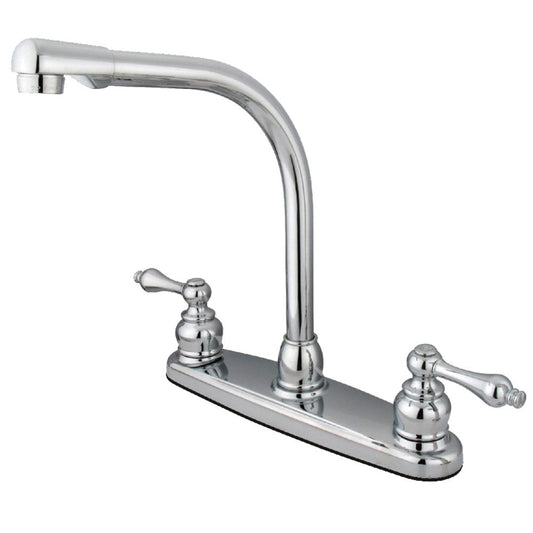 Victorian Centerset Kitchen Faucet in Polished Chrome