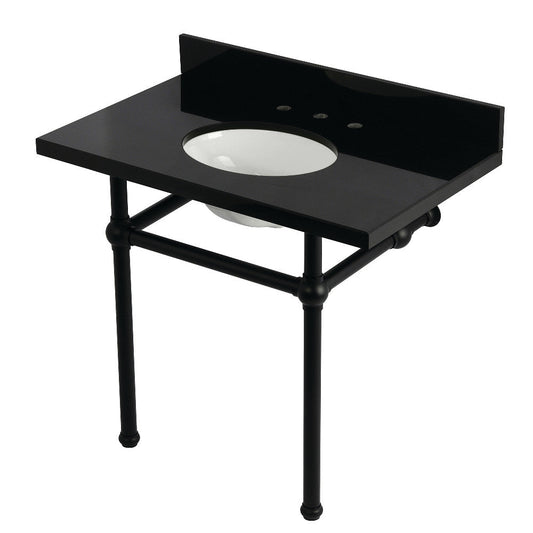 Templeton 36 Inch Console Sink in Black