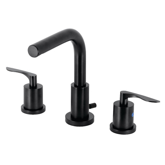 Serena Widespread Bathroom Faucet in Matte Black