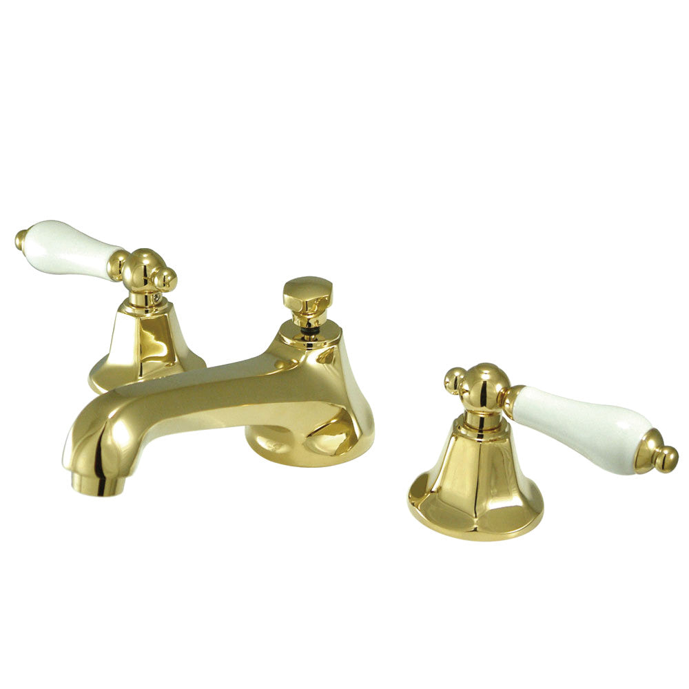 Metropolitan Widespread Bathroom Faucet in Polished Brass