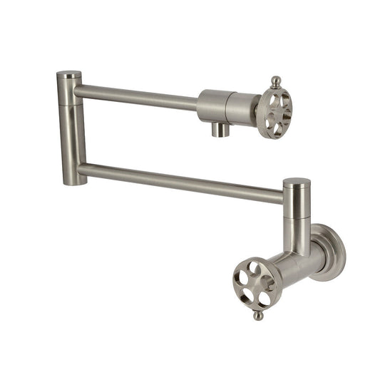 Wendell Pot Filler Faucet in Brushed Nickel
