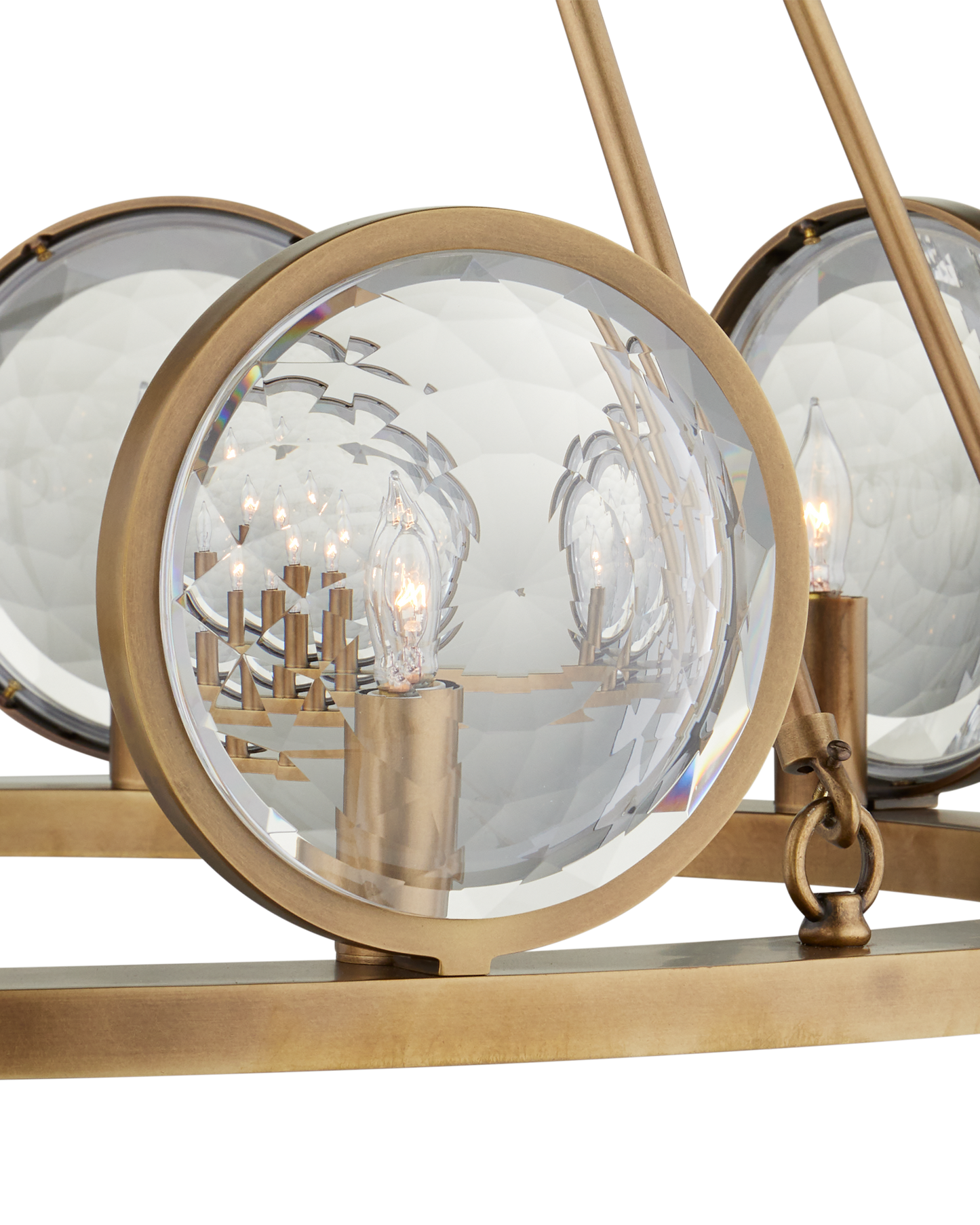 MarjieScope Brass Chandelier