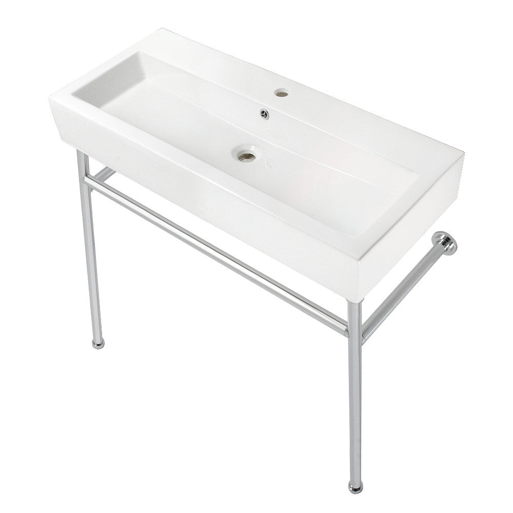 New Haven 39.38 Inch Console Sink in White