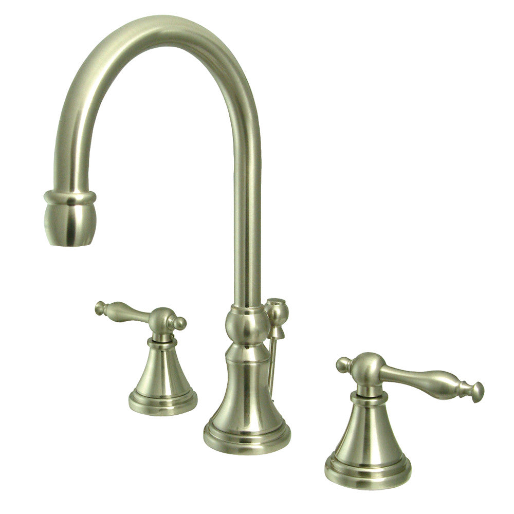 Governor Widespread Bathroom Faucet in Brushed Nickel