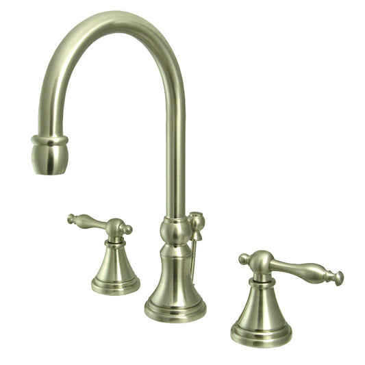 Governor Widespread Bathroom Faucet in Brushed Nickel