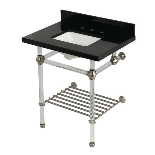 Templeton 30 Inch Console Sink in Brushed Nickel