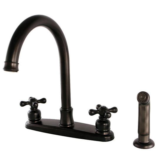 Victorian Centerset Kitchen Faucet in Oil Rubbed Bronze