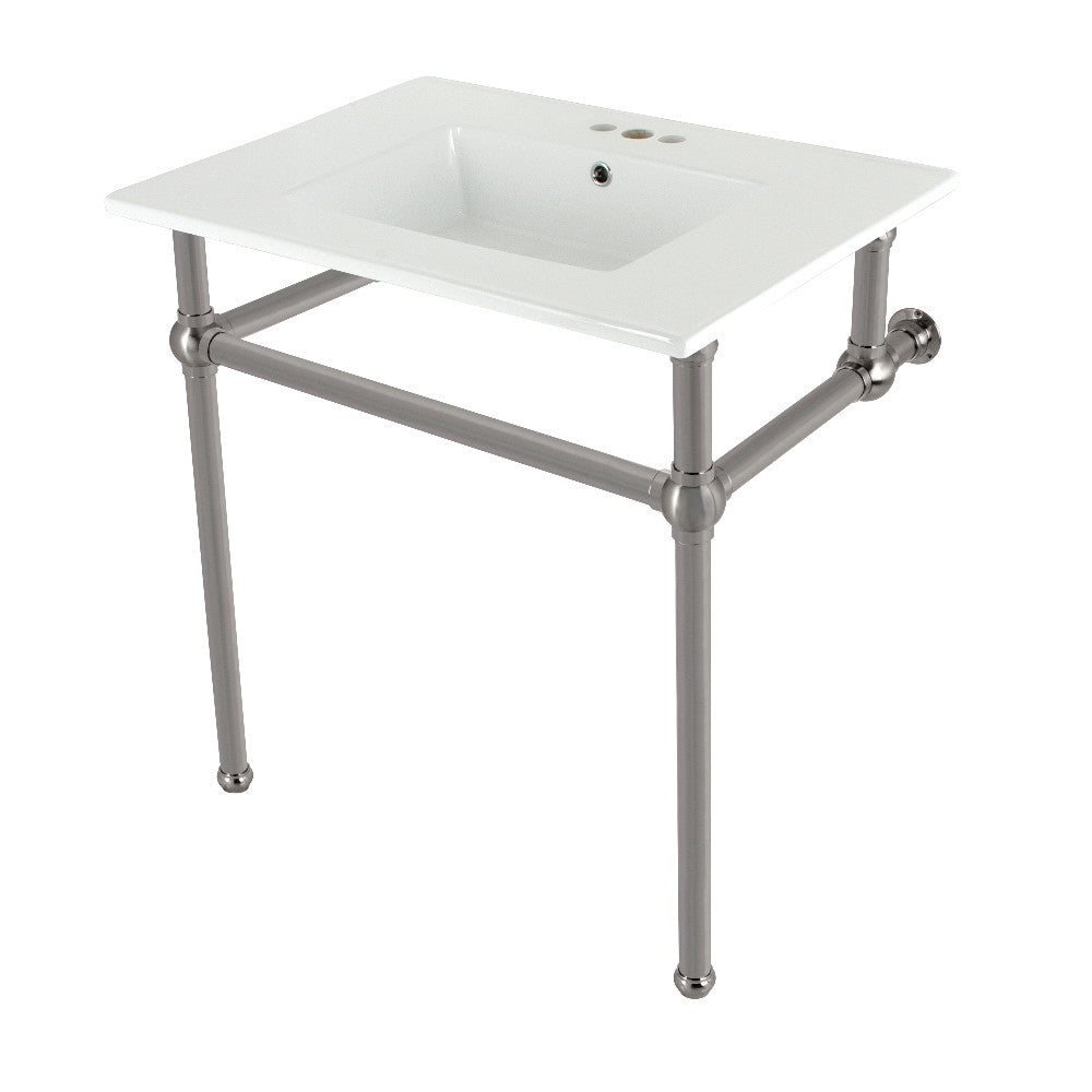 Templeton 31.13 Inch Console Sink in White