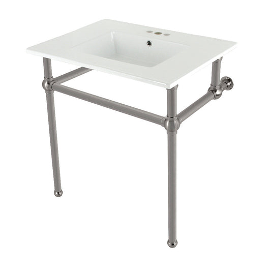 Templeton 31.13 Inch Console Sink in White