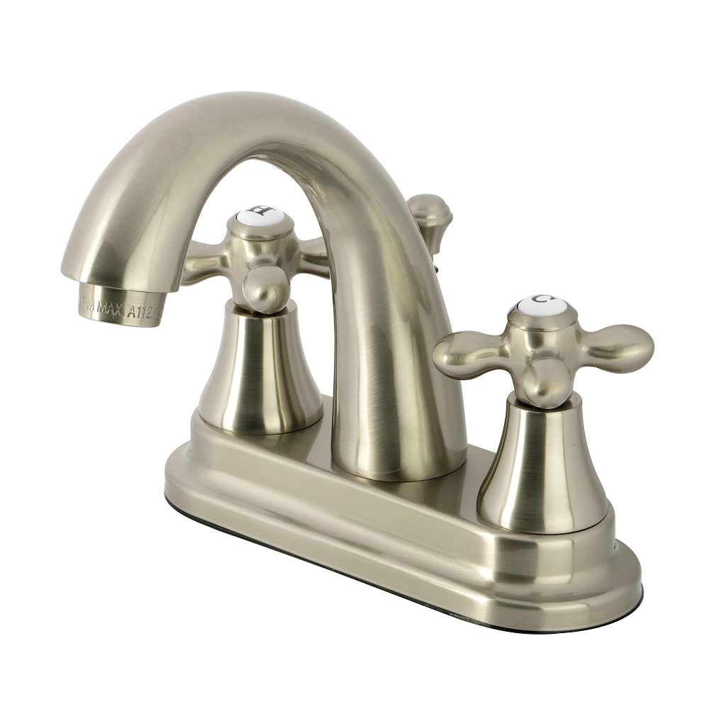 English Vintage 4 Inch Centerset Bathroom Faucet in Brushed Nickel