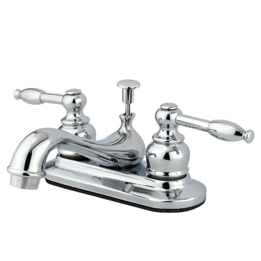 Knight 4 Inch Centerset Bathroom Faucet in Polished Chrome