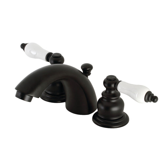Victorian Mini-Widespread Bathroom Faucet in Matte Black