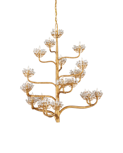 Agave Americana Gold Chandelier