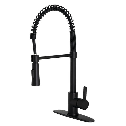 Continental Pre-Rinse Kitchen Faucet in Matte Black