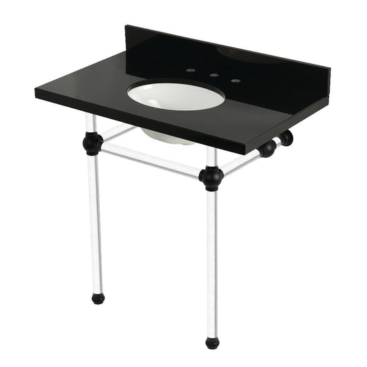 Templeton 36 Inch Console Sink in Black