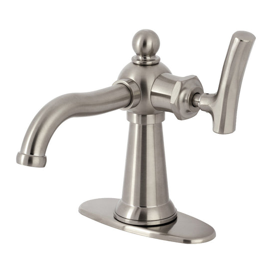 Hallerbos Single-Hole Bathroom Faucet in Brushed Nickel