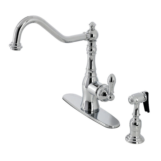 American Classic One Handle Kitchen Faucet in Polished Chrome