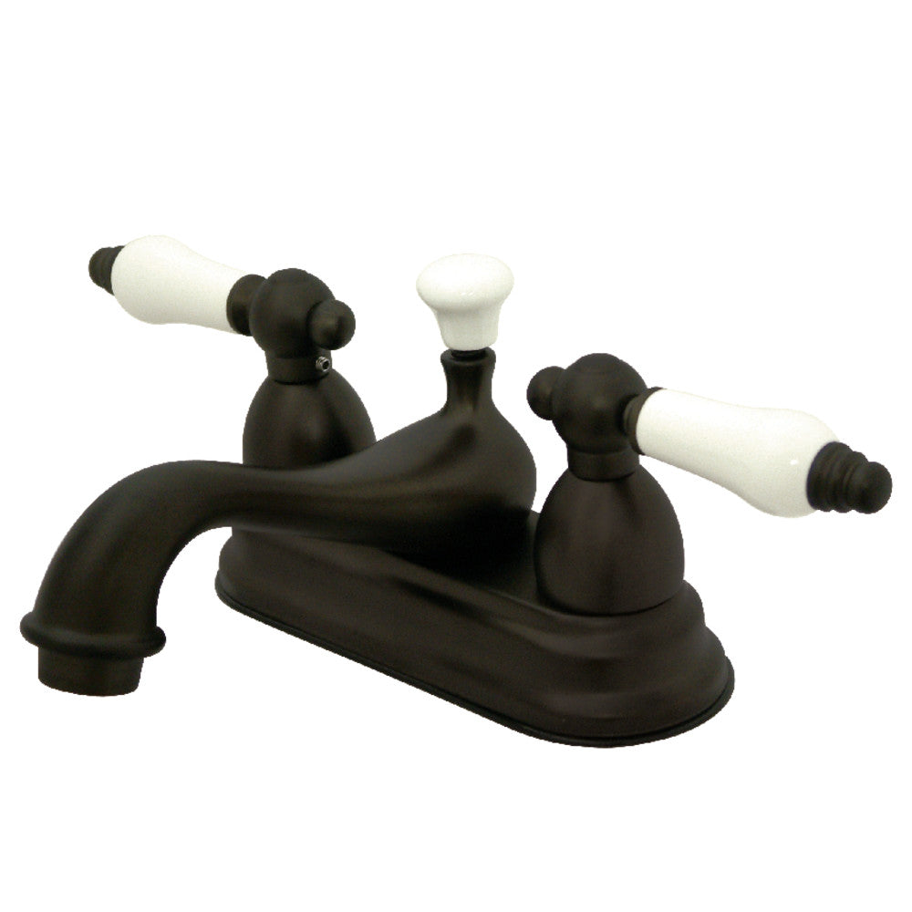 Restoration 4 Inch Centerset Bathroom Faucet in Oil Rubbed Bronze