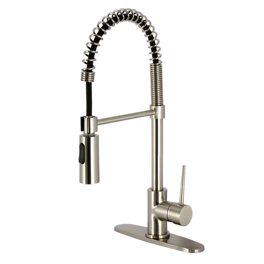 New York Pre-Rinse Kitchen Faucet in Brushed Nickel