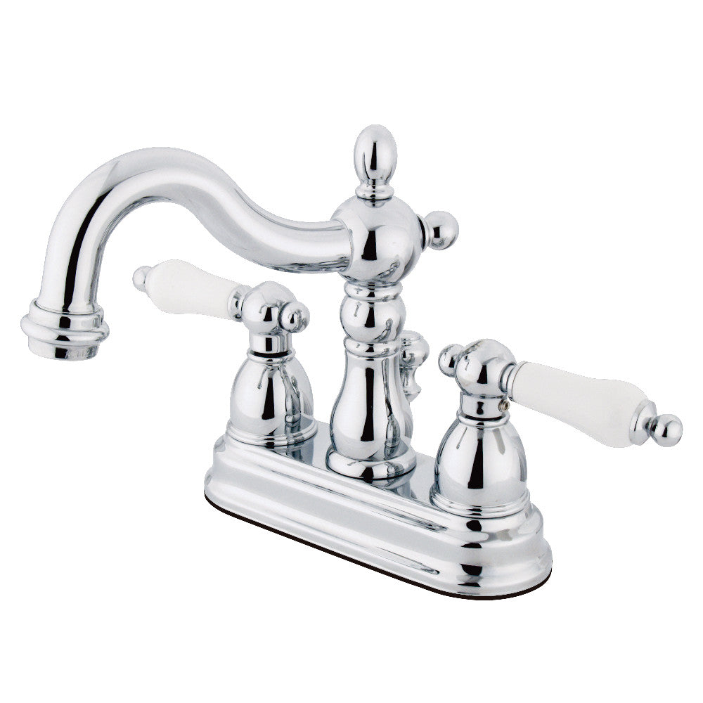 Heritage 4 Inch Centerset Bathroom Faucet in Polished Chrome