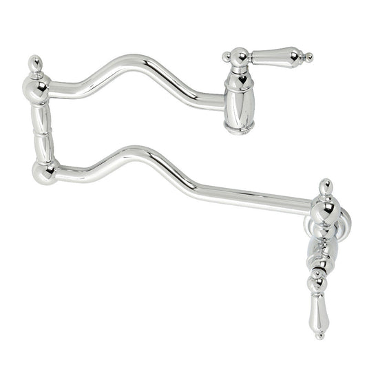 Heritage Pot Filler Faucet in Polished Chrome