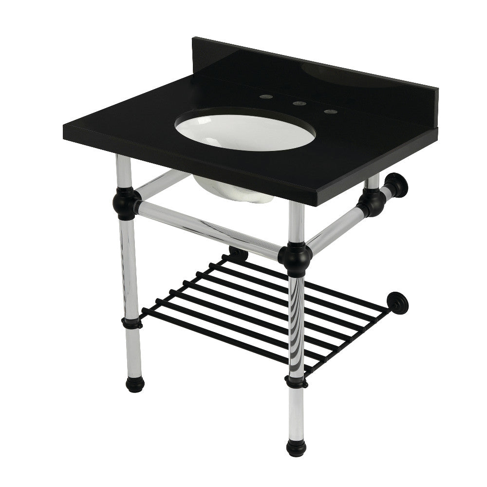 Templeton 30 Inch Console Sink in Black