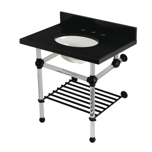 Templeton 30 Inch Console Sink in Black