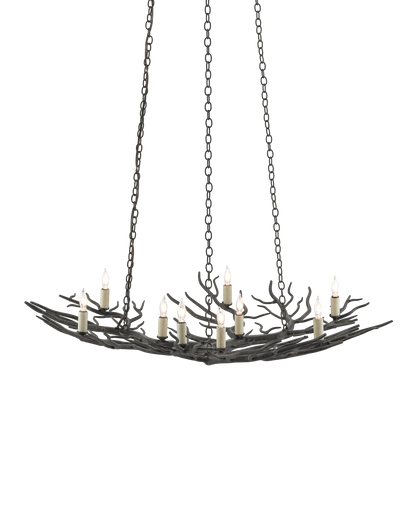 Rainforest Small Bronze Chandelier