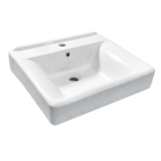Concord 20 Inch Console Sink in White