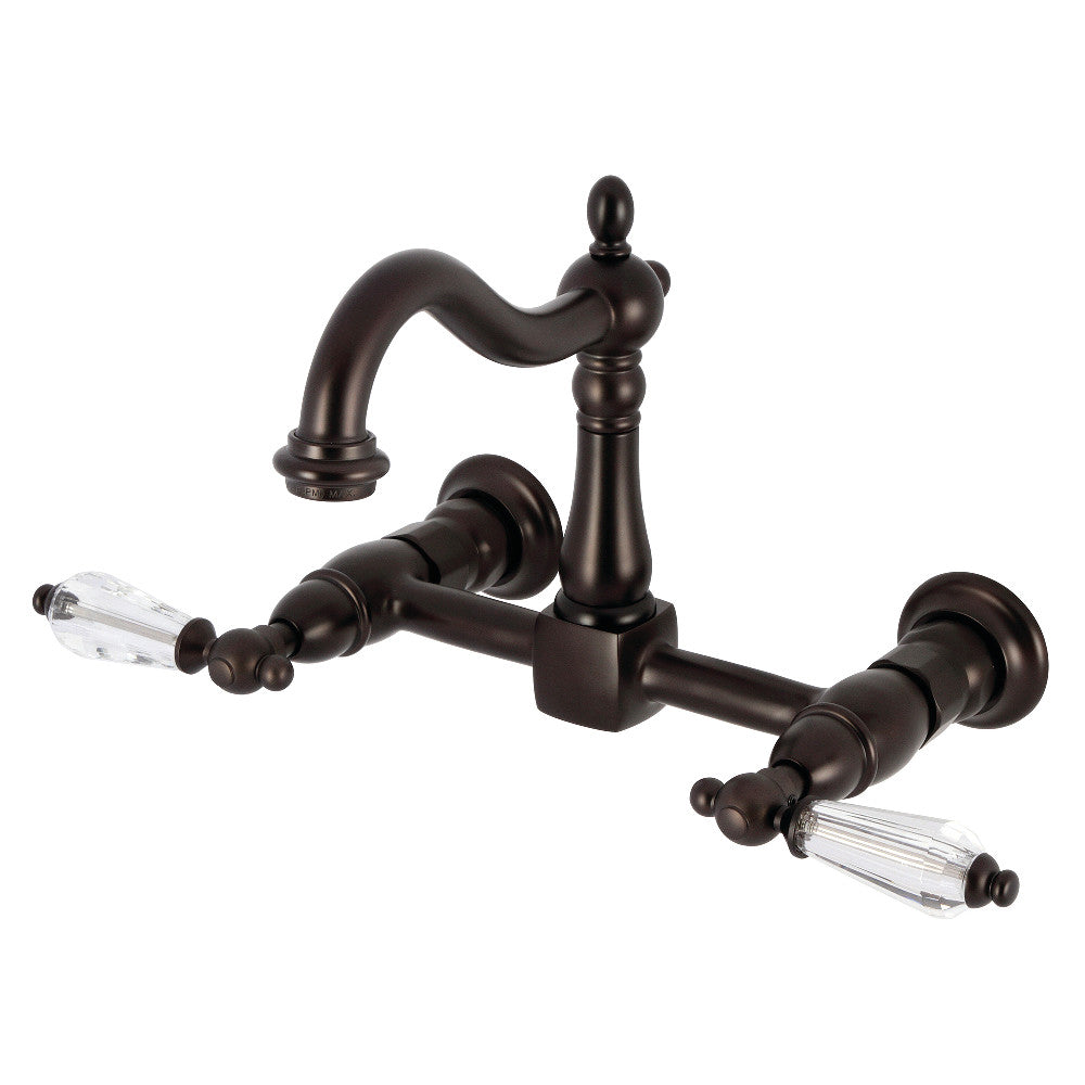 Willshire Wall Mount Kitchen Faucet in Oil Rubbed Bronze