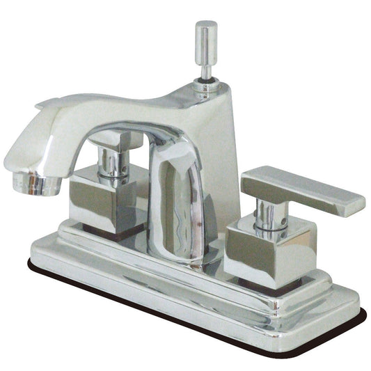 Executive 4 Inch Centerset Bathroom Faucet in Polished Chrome