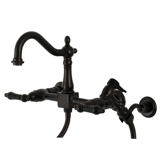 Duchess Wall Mount Kitchen Faucet in Oil Rubbed Bronze