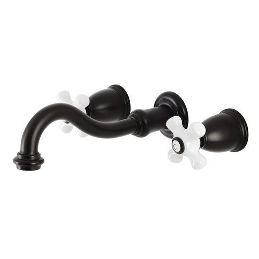 Vintage Wall-Mount Bathroom Faucet in Oil Rubbed Bronze