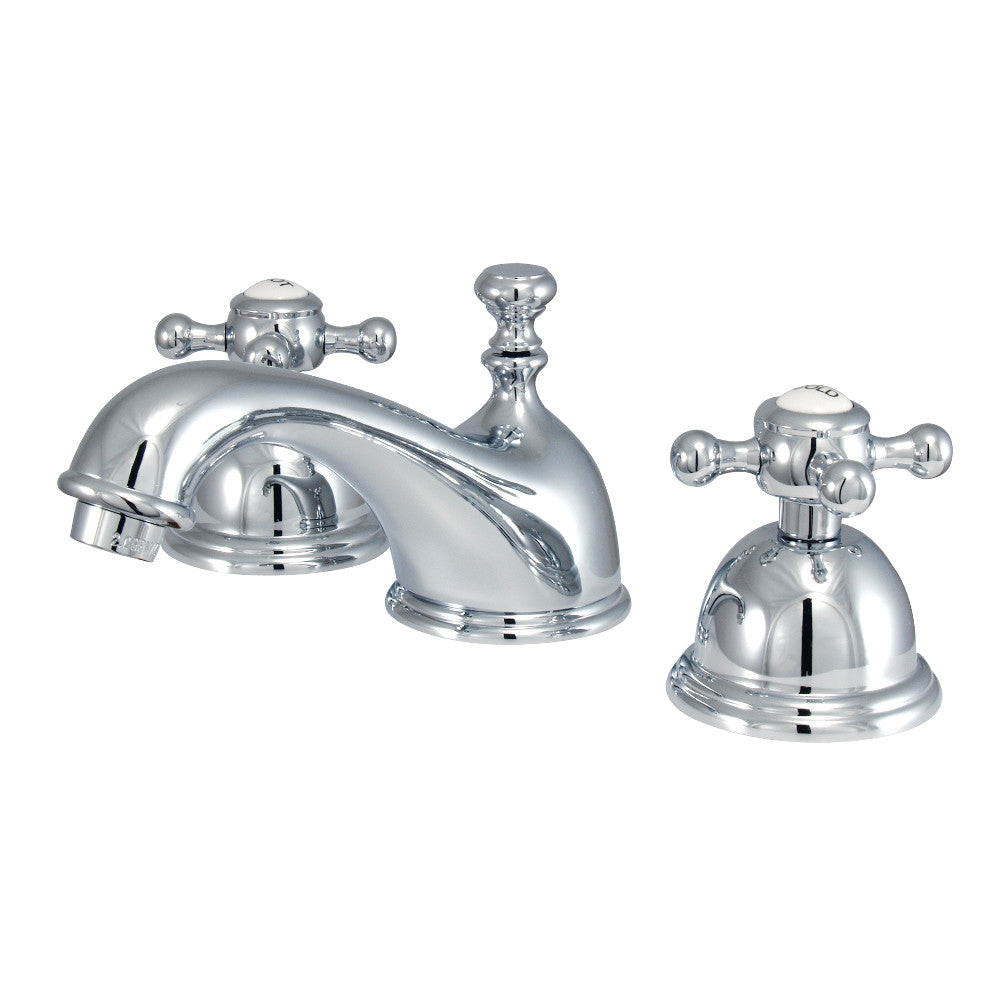 Vintage Widespread Bathroom Faucet in Polished Chrome