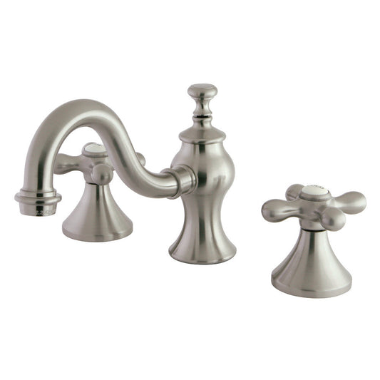 Vintage Widespread Bathroom Faucet in Brushed Nickel