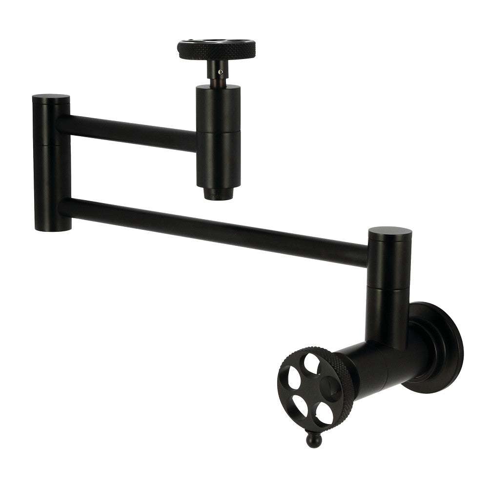 Webb Pot Filler Faucet in Matte Black