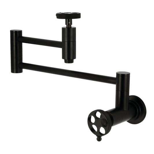 Webb Pot Filler Faucet in Matte Black