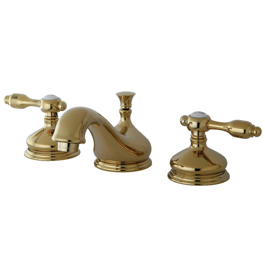 Tudor Widespread Bathroom Faucet in Polished Brass