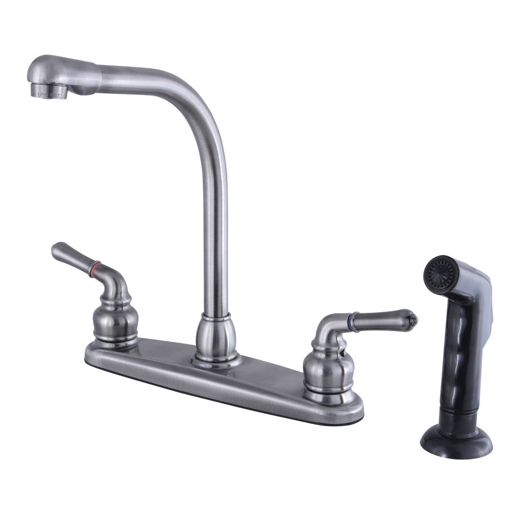 Magellan Centerset Kitchen Faucet in Black Stainless