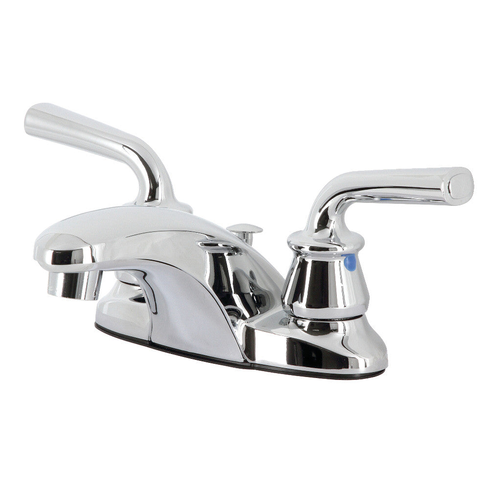 Restoration 4 Inch Centerset Bathroom Faucet in Polished Chrome